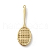 Alloy Sports Equipment Pendants PALLOY-R157-05G-04-1