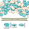 ARRICRAFT 2 Strands 2 Colors Synthetic Turquoise Beads Strands G-AR0004-75-2