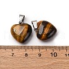 Natural Tiger Eye Pendants G-I311-A07-3