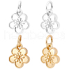 Beebeecraft 40Pcs 2 Colors Rack Plating Alloy Charms FIND-BBC0003-40-1