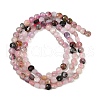 Natural Plum Blossom Tourmaline Beads Strands G-RM2025-A29-3