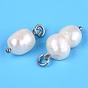 Natural Baroque Keshi Peal Cultured Freshwater Pearl Pendants PEAR-Q013-01C-3