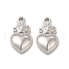 Non-Tarnish 304 Stainless Steel Charms STAS-F284-14P-2