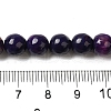 Dyed & Heated Natural Banded Agate Beads Strands G-P539-F01-01-5