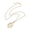 Stainless Steel Macrame Pouch Empty Stone Holder for Necklace Makings NJEW-JN04824-01-1