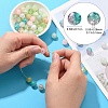 140Pcs 7 Styles Baking Painted Crackle Glass Bead Strands DGLA-YW0001-25-3