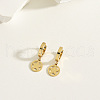 Stainless Steel Star Hoop Earrings HJ2340-3