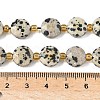 Natural Dalmatian Jasper Beads Strands G-G271-C01-10mm-5