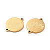 Ion Plating(IP) 304 Stainless Steel Connector Charms STAS-C074-11G-05-2
