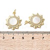 Brass Micro Pave Cubic Zirconia Pendants KK-U070-19G-3