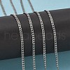 304 Stainless Steel Twist Chains CHS-K001-21-3mm-4
