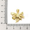 Brass Micro Pave Clear Cubic Zirconia Pendants FIND-Z041-02G-3