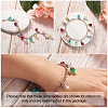 Two Tone Transparent Crackle Acrylic Beads CACR-TA0001-01-21