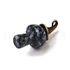 Natural Mixed Gemstone Mushroom Pendants G-D311-02AB-2