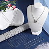 SUNNYCLUE 8Pcs 8 Styles 304 Stainless Steel Chain Necklaces Set NJEW-SC0001-08-4