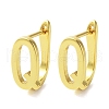 Brass Letter Stud Earrings for Women EJEW-A038-01Q-G-1