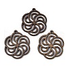 Walnut Wood Pendants WOOD-A025-02-1