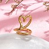 304 Stainless Steel Cuff Rings RJEW-D317-01D-G-2