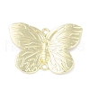 Rack Plating Alloy Butterfly Connector Charms PALLOY-F018-07G-1