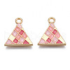 Alloy Enamel Pendants ENAM-Q446-005C-RS-2