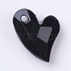Opaque Acrylic Charms X-MACR-G055-11mm-01-3
