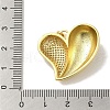 Rack Plating Brass Micro Pave Cubic Zirconia Pendants KK-P272-05G-3