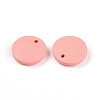 Painted Wood Charms WOOD-T021-16H-2