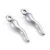 304 Stainless Steel Pendants STAS-YW0002-07P-1