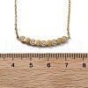 304 Stainless Steel Hexagon Pendant Necklaces NJEW-V001-14G-3