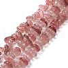 Natural Straswberry Quartz Beads Strands G-D480-A14-1