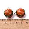 Opaque Resin Pendants CRES-U007-04A-P-3