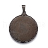 304 Stainless Steel Pendants STAS-O120-04-2