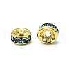 Brass Rhinestone Spacer Beads RB-A014-Z6mm-03G-3