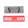 Zinc Alloy Blank Tape Clip PALLOY-WH0079-77B-RS-2