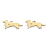 Ion Plating(IP) 201 Stainless Steel Silhouette Charms STAS-N098-122LG-3