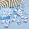Acrylic Square Loose Diamond Box with Visible Window CON-WH0088-76A-01-4