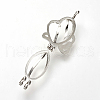 Brass Locket Pendants KK-S319-18P-4