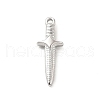 Non-Tarnish 304 Stainless Steel Pendants STAS-B032-28P-1