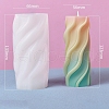 Wavy Pillar DIY Silicone Candle Molds PW-WG74984-01-1