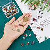 SUPERFINDINGS 60Pcs 10 Styles Natural & Synthetic Mixed Gemstone Pendants KK-FH0007-39-3