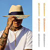 SUPERFINDINGS 12Pcs 3 Colors Alloy Cord Ends FIND-FH0009-53-6