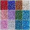 3456Pcs 12 Colors Transparent Glass Seed Beads GLAA-CJ0002-35-6