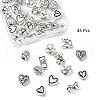 45Pcs 15 Styles Tibetan Style Alloy Beads FIND-YW0006-27-1