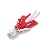 Glass Seed Beads Big Pendants PALLOY-MZ00687-02-4