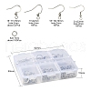 80Pcs 5 Style 304 Stainless Steel Earring Hooks STAS-YW0001-24-3