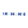 Woven Glass Flower Adjustable Braided Bead Bracelets for Women BJEW-MZ00100-04-5