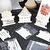 100Pcs Paper Bracelet Display Cards CDIS-WH0027-11B-01-5