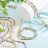 GOMAKERER 5 Strands Natural Flower Amazonite Beads Strands G-GO0001-54-4