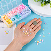 Beadthoven 2030Pcs 10 Color Handmade Polymer Clay Beads Strands CLAY-BT0001-03-6