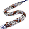 Natural & Synthetic Mixed Gemstone Beads Strands G-D080-A01-01-27-1